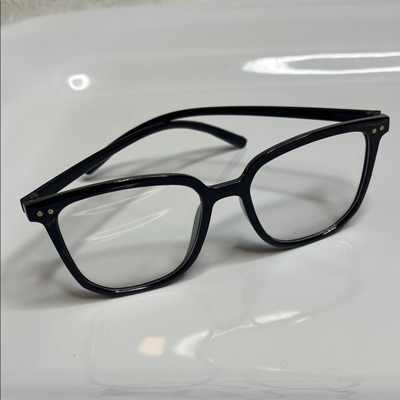 Elegant Black Blue Light blocking Eyeglasses Frame - Picture 6 of 6